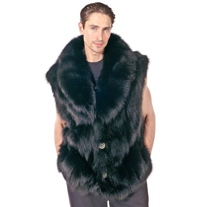 Mens fur Vest