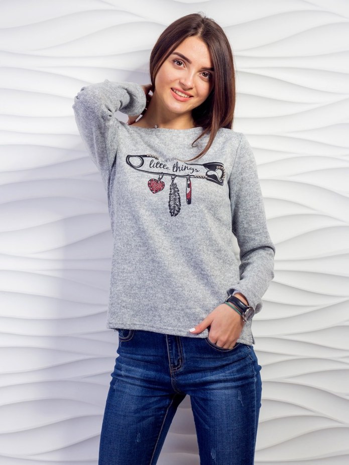 Кожаная кофта женская