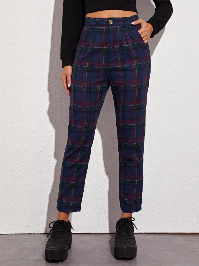 Брюки клетчатые TJ collection женские