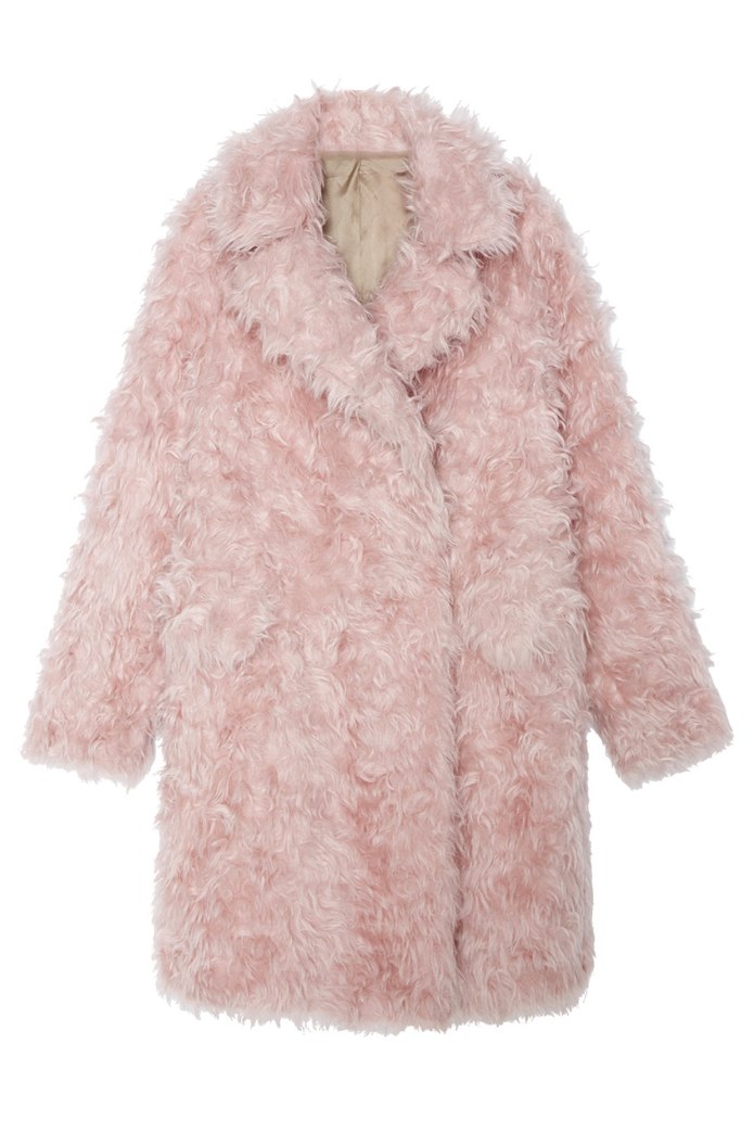 Fur Coat Pink Fox