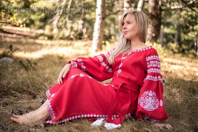Славянское платье