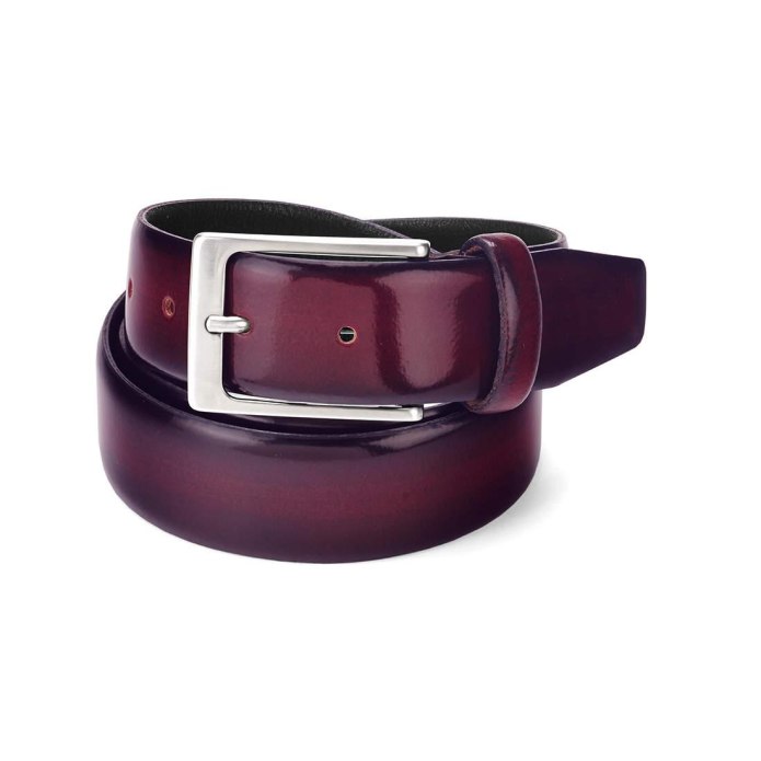 Vegetable-tanned Leather Belt Handmade