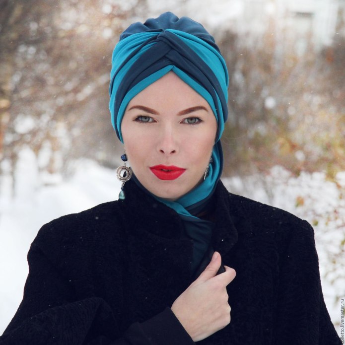 Модный летний платок на голову