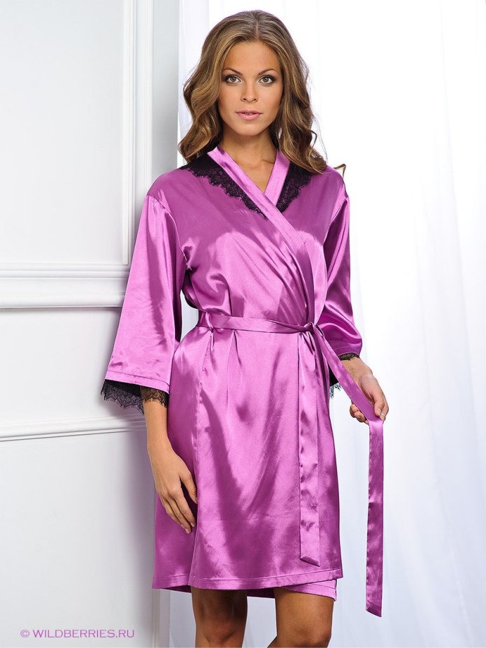 Фиолетовый халат