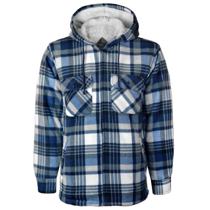 Scotch Plaid Flannel Shirt, Sherpa-lined zip Hoodie