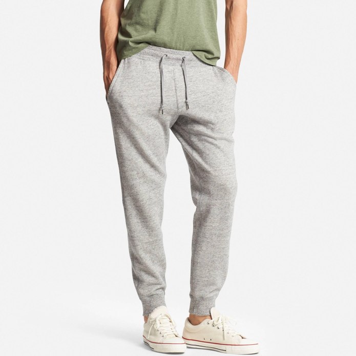 Серые штаны спортивные мужские Uniqlo