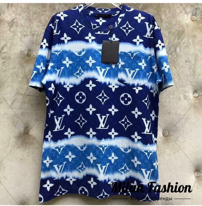 Louis Vuitton футболка мужская черная