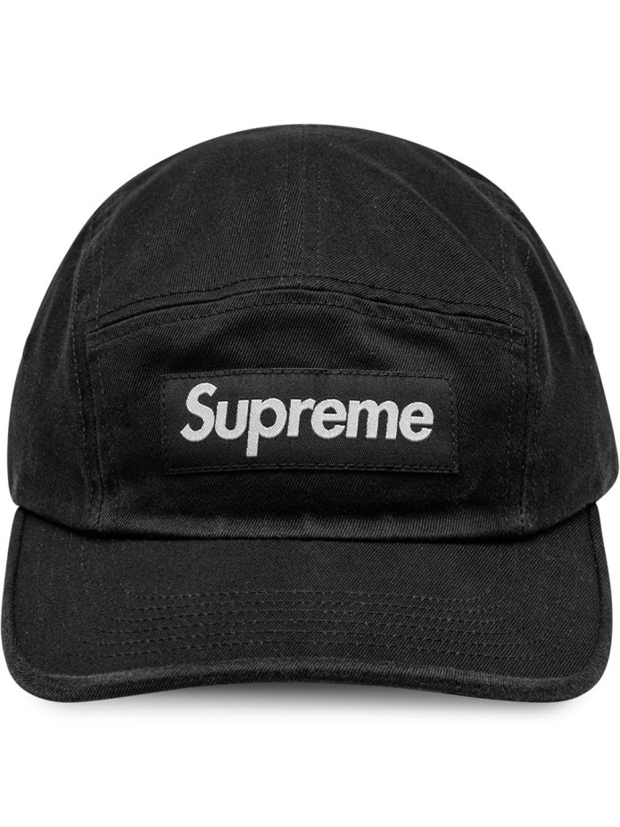 Supreme бейсболка черная мужская