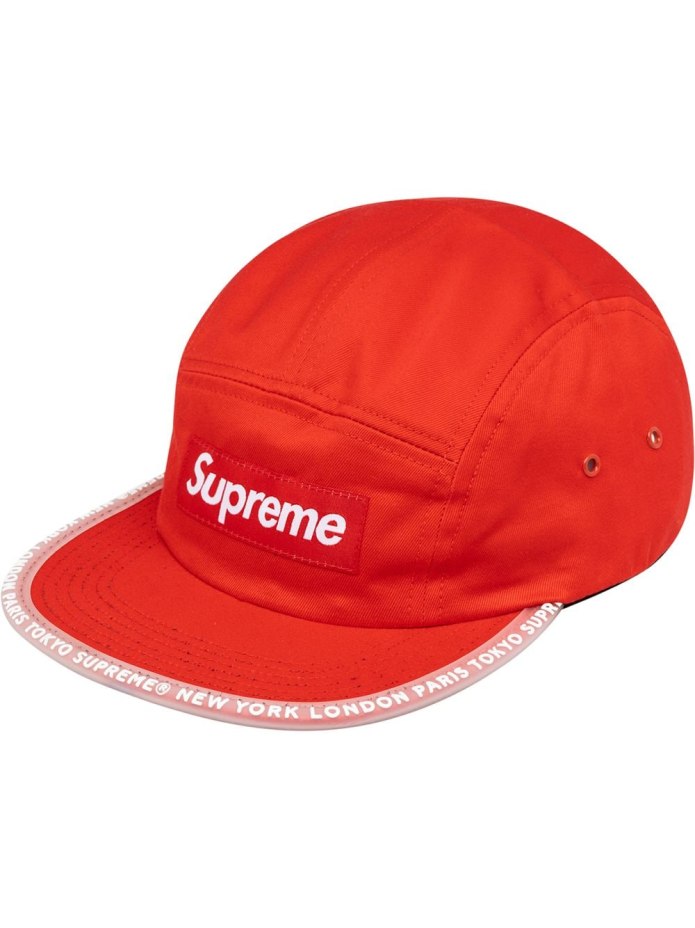 Оранжевая кепка Supreme