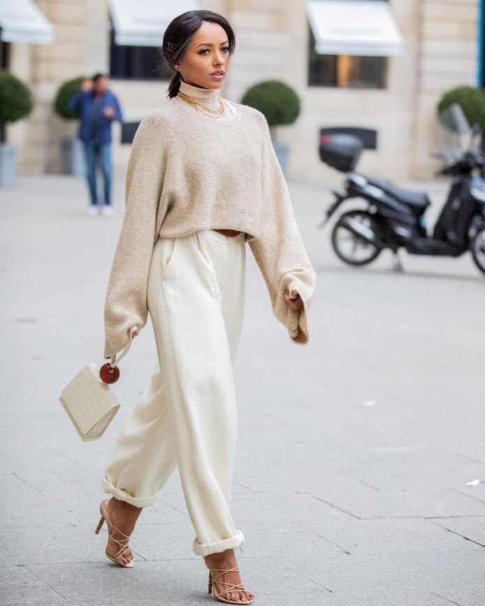 Street Style outfit кардиган