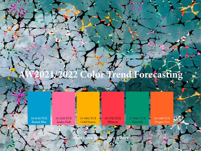 Модные цвета в одежде осень-зима 2021-2022