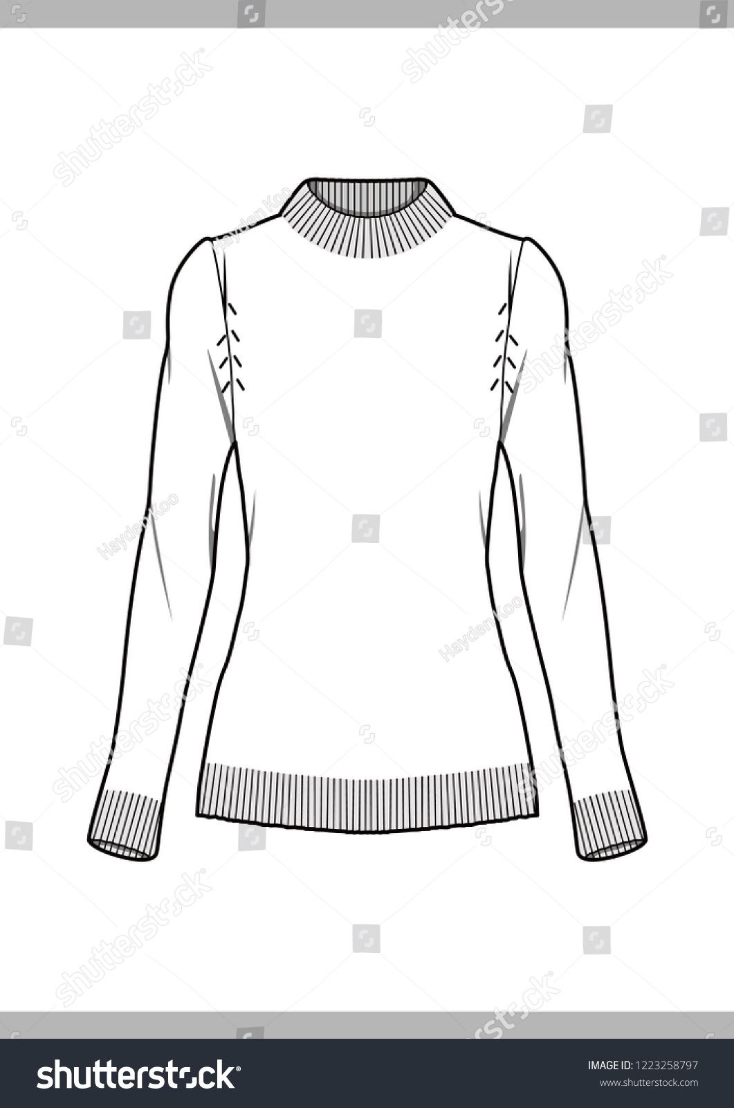 Рисунок джемпера женские. Эскиз свитера. Водолазка эскиз. Технический эскиз водолазки. Технический эскиз свитера.