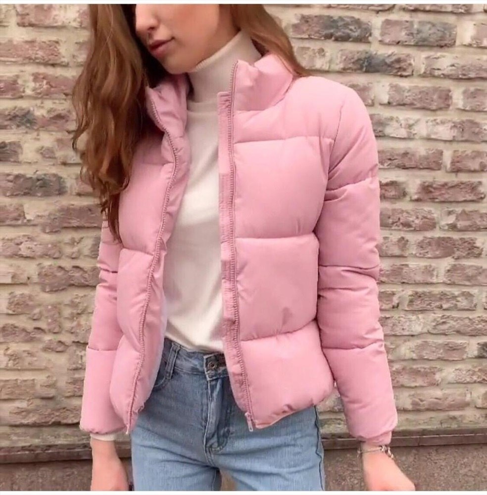 Розовая куртка женская