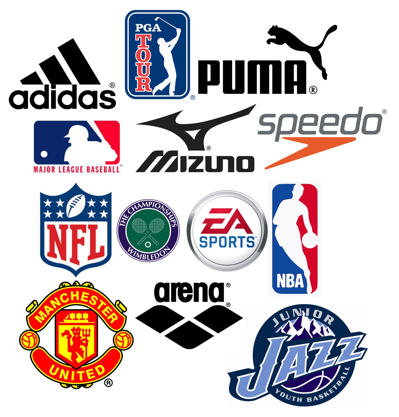 Спортивные лейблы. Спортивные бренды. Спортивные фирмы логотипы. Логотипы известных спортивных марок. Известные спортивные бренды.