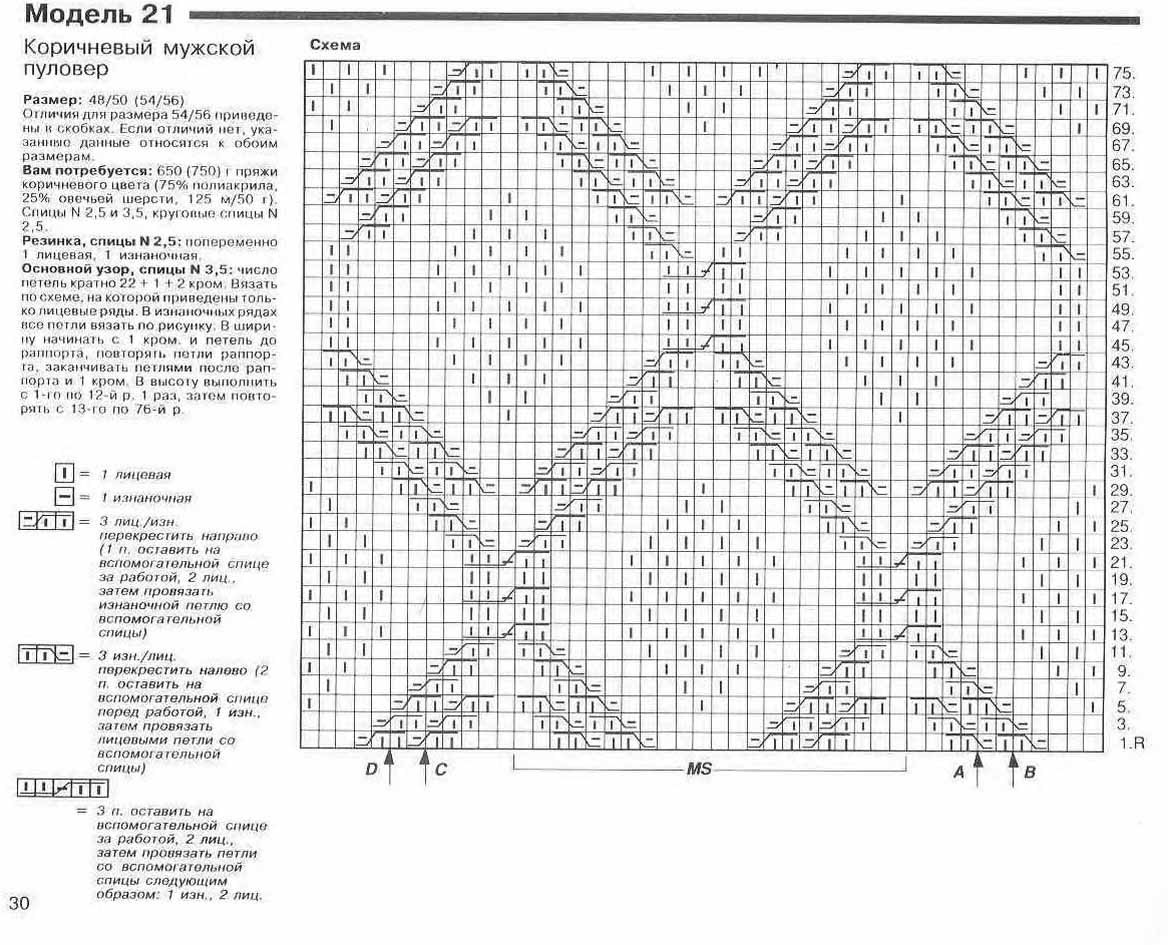 Схема вязания узора спицами для мужчин. Мужской джемпер с аранами спицами схемы. Схемы вязания аранов для свитеров спицами. Вязание спицами схема араны спицами. Вязание для женщин свитер с косами и ромбами схемы.