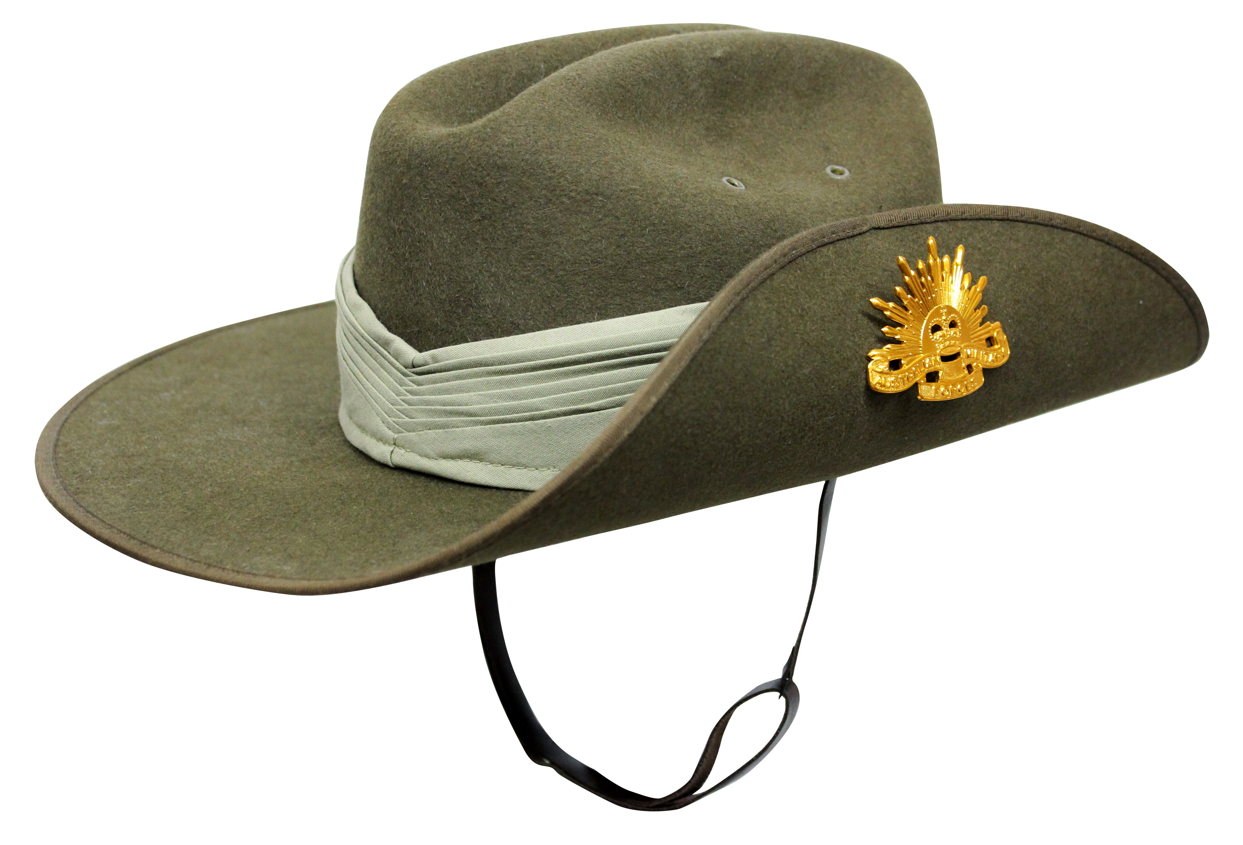 Шляпа войны. Австралийская шляпа Анзак. Шляпа Слауч (Slouch). Australian Army Wool felt Slouch hat. Акубра шляпа Австралия.