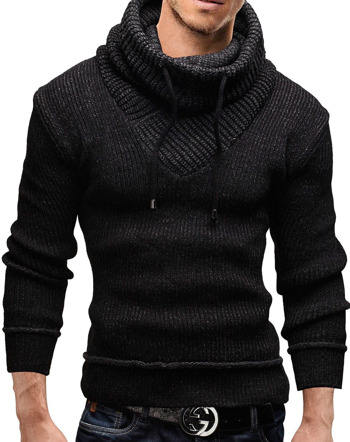Модные вязаные мужские свитера