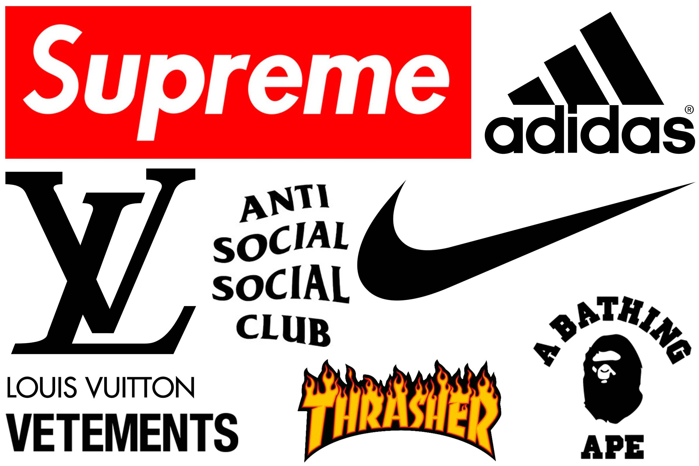 Популярные бренды одежды. Популярные логотипы одежды. Значки популярных брендов. Самые известные спортивные бренды.