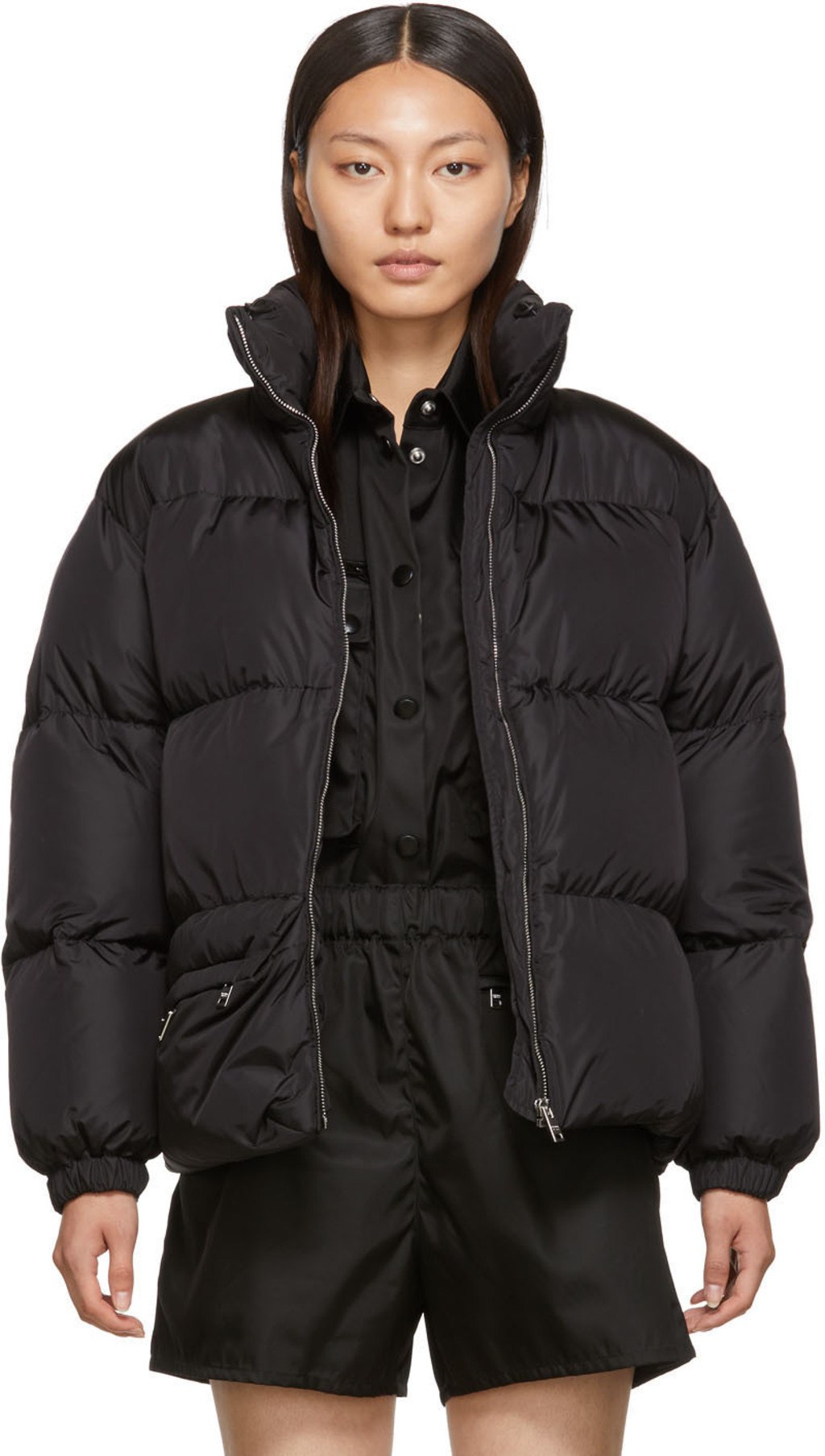 Пуховик цум. Prada Belt Puffer Jacket. Prada 290675 пуховик. Пуховик Прада Winter Coat. Prada куртка женская черная.
