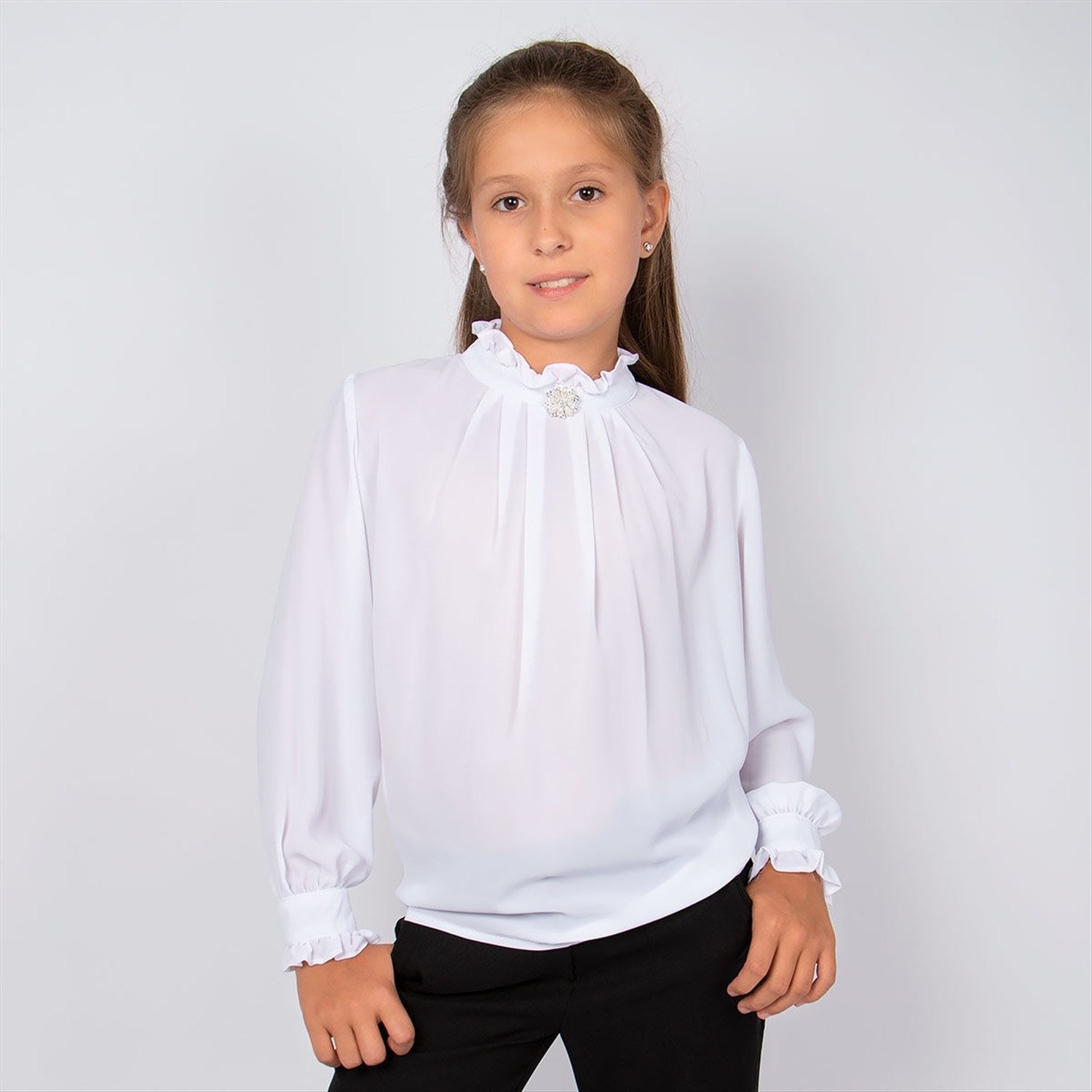 Школьная блузка купить. Блузка Futurino School белая. Белая блузка для девочки. Блузка Школьная для девочек. Блузка белая Школьная для девочки.