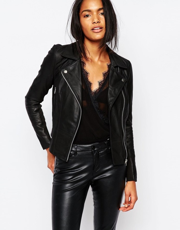 Guess Faux Leather Moto Jacket