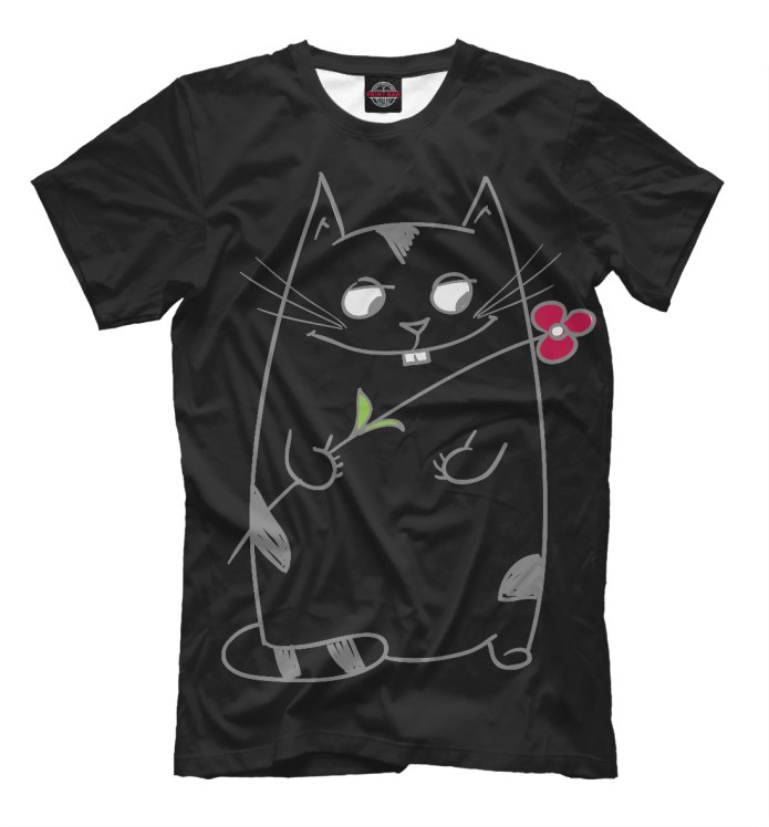 Футболка кошка
