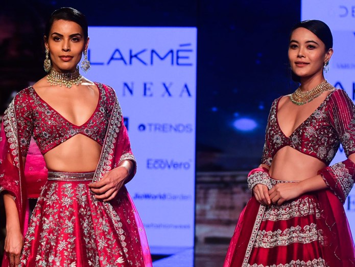 Показ мод в Индии