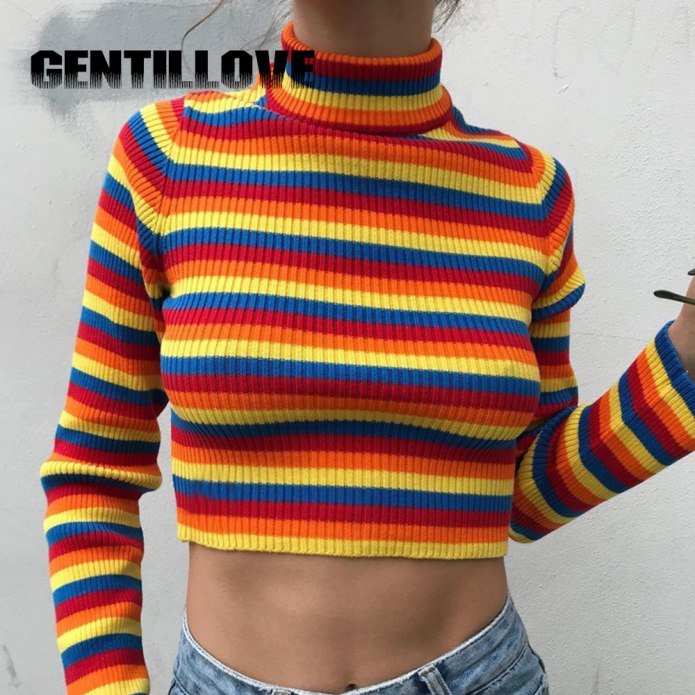 Uterque Green Blue Sweater check