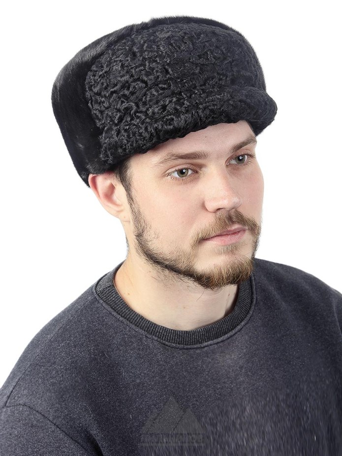 Норковая кепка мужская