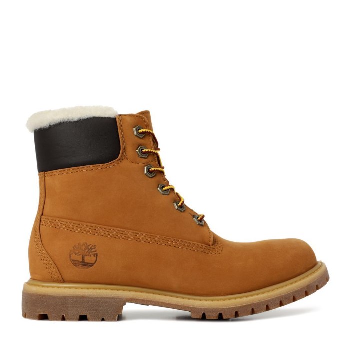 Timberland 6 inch Shearling женские