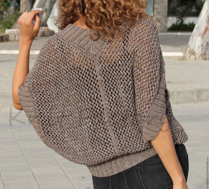 Ажурный кардиган кокон Lace Cocoon