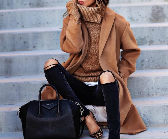 Пальто Casual Camel
