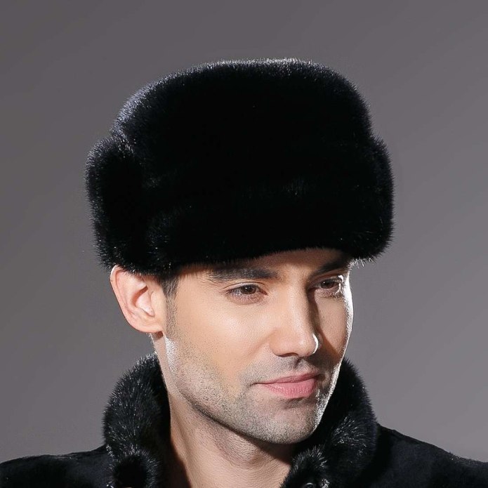 Мужская шапка ушанка Kangol