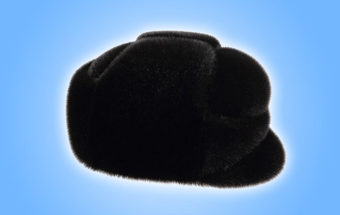 Шапка из котика мужская