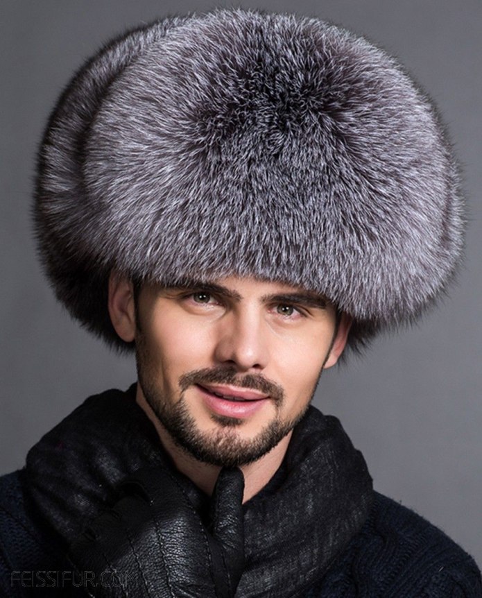 Норковая шапка мужская