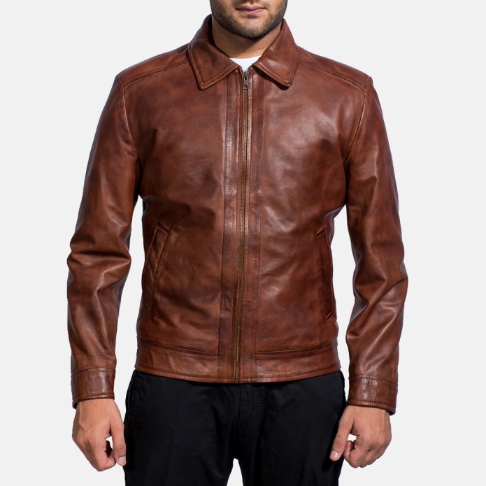 Куртка Mens PU Jacket Leathers Coat autumn Slim Faux Leather