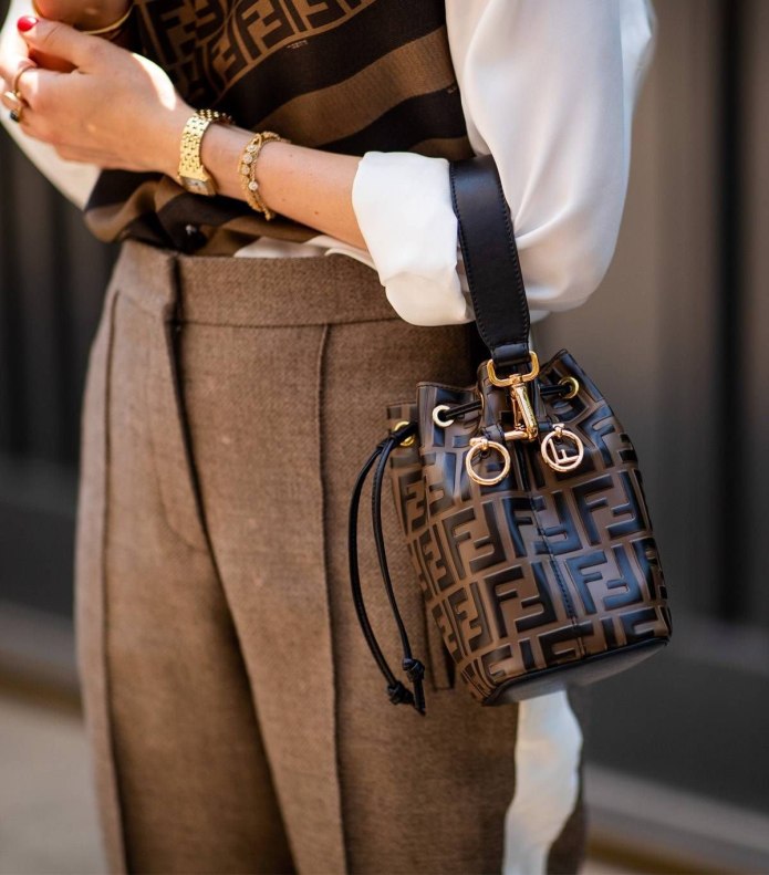 Fendi сумки Street Style