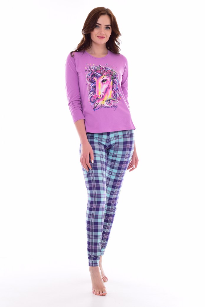 Фланелевая пижама SHEIN