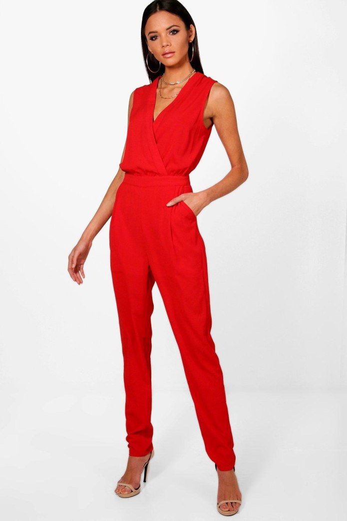 Vinyl Red Catsuit