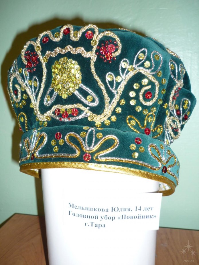 Украшение берета вышивкой