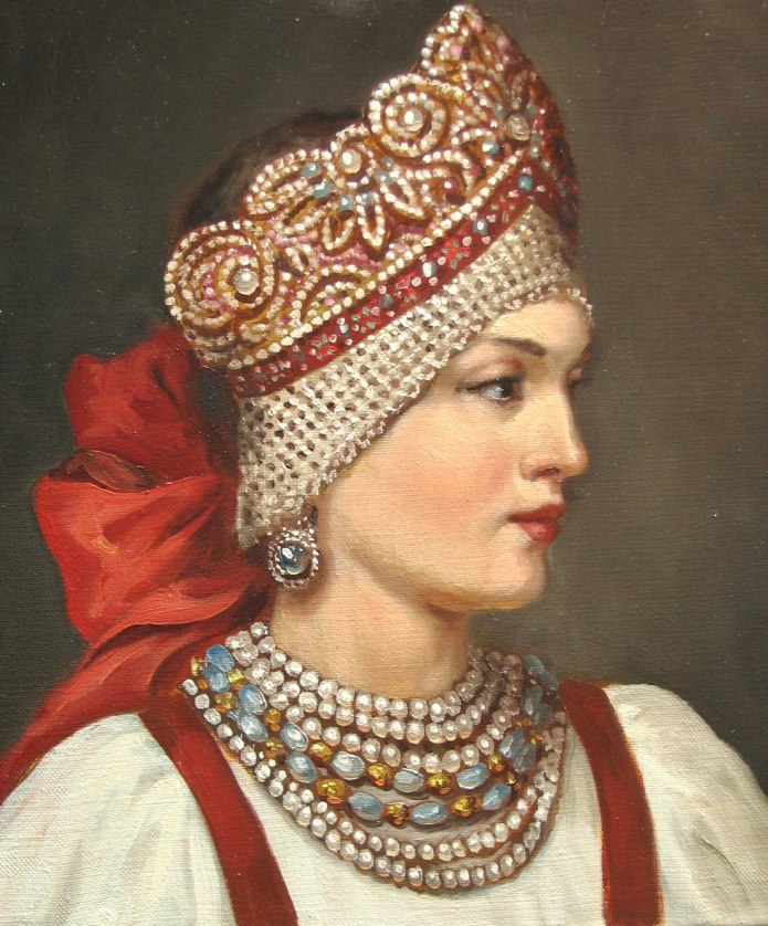 Андрей Алексеевич Шишкин картины кокошник