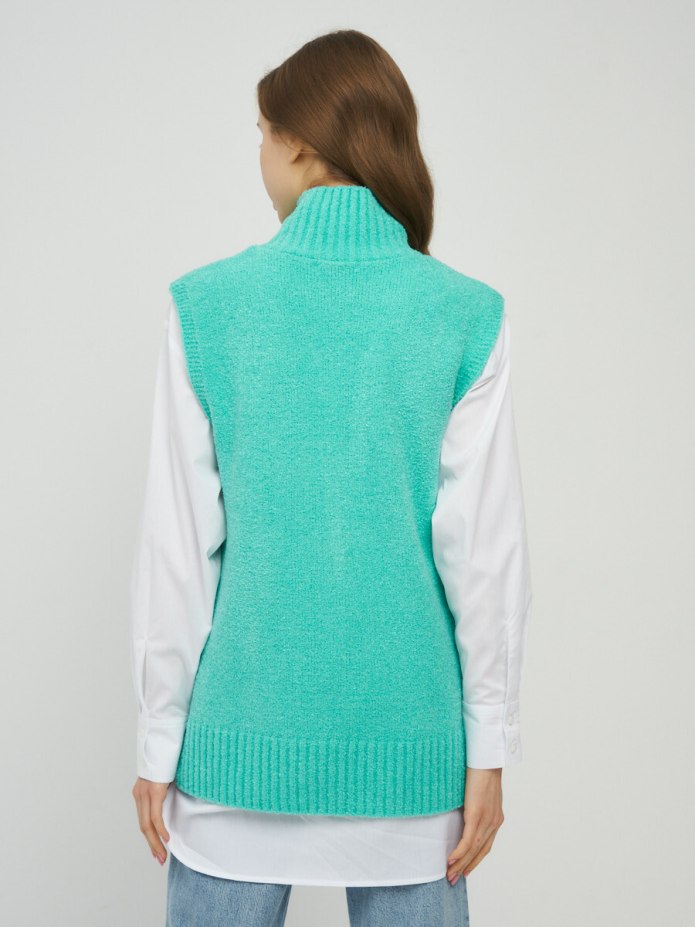 Blumarine жилет бирюза