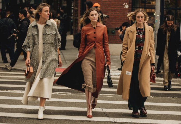 Street Style New York осень 2020