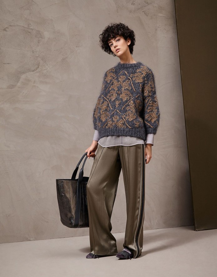 Джемпер Dazzling Nordic Cables Brunello Cucinelli