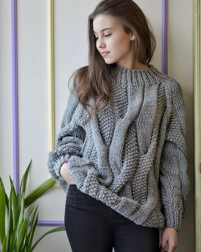 Вязаные кофты женские
