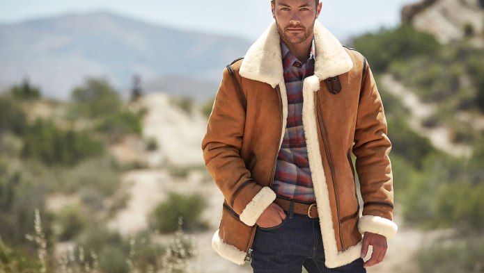 Дубленка Zara мужская коричневая 2020
