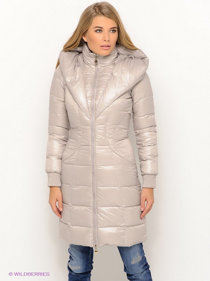 Пуховик guess женский артикул w0bl1jwdon0 белый