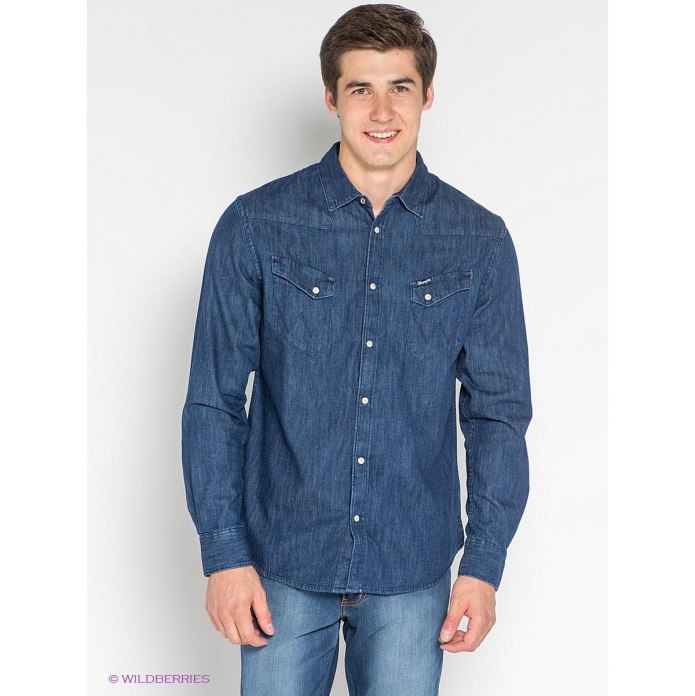 Рубашка мужская Wrangler w5973lwz4