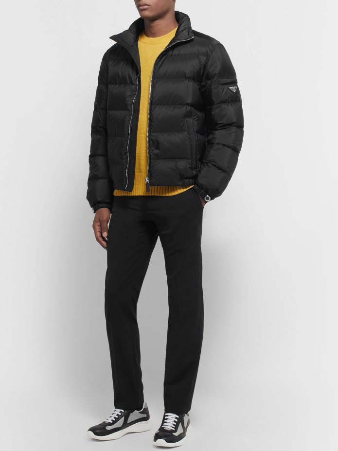 Prada пуховик nylon Puffer