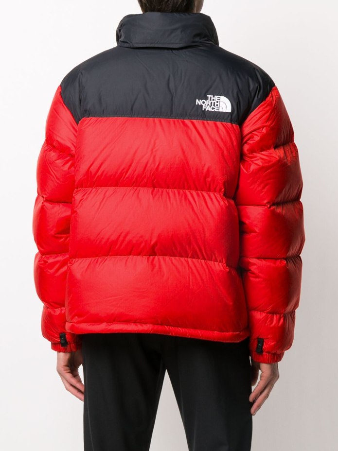 The North face 700 пуховик красный